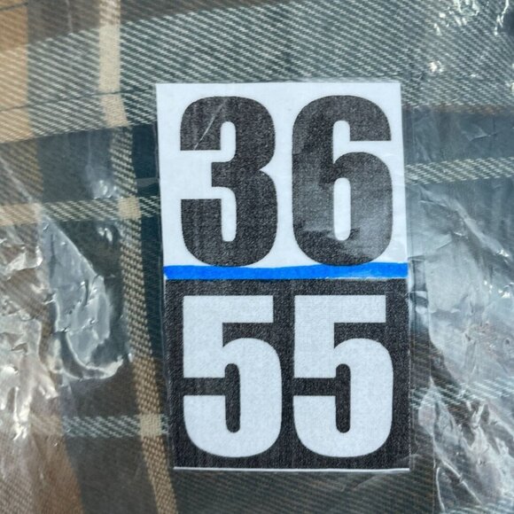 Bass Outdoor XXL Stretch Flannel Shirt Rubber Plaid Cotton Button-Up NWT 3655 - Picture 9 of 10